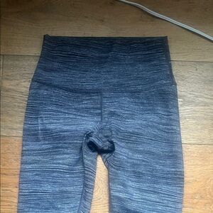 Lululemon Athletica Space Dye Capris in Dark Gray